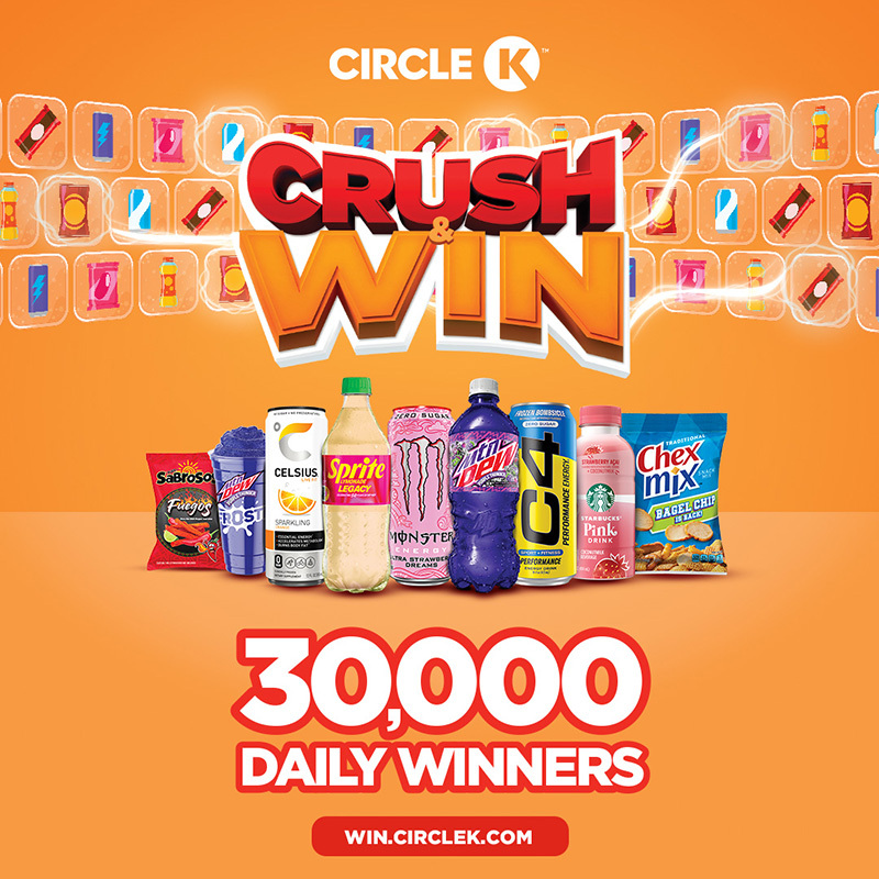 Crush & win contest, 30000 daily winners